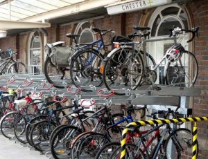 Bike Parking at Chester Station